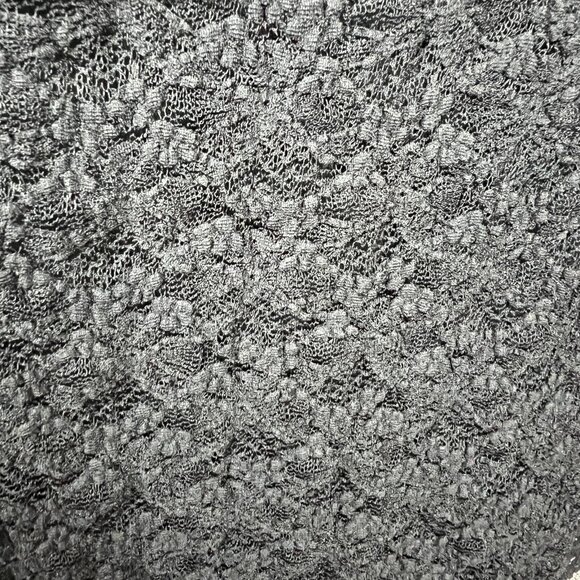 Patterson J Kincaid Dress Women Small Black Lace Floral Lined Long Sleeve V-Neck - Picture 10 of 14